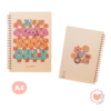 Cuaderno A4 Espiralado 96 hja. Rayado Tapa Dura Good Ibi Craft Cod.116100
