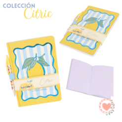 Cuaderno A5 80hjs c/Boligrafo Citric Cod.115190