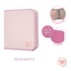 Carpeta FW Escolar 3x40 con Cierre Twist Rosa Pastel cod.202261