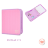 Carpeta FW Escolar 3x40 con Cierre Twist Rosa Ghicle cod.202261