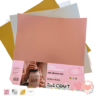 Vinilo Adhesivo 30x30 cm Colores Metalizados 10 Hjs. + Transfer
