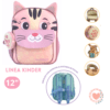 Mochila FW Animalitos 12" Gatito Rosa Cod.202166