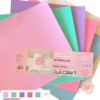 Vinilo Adhesivo 30x30 cm Colores Pasteles 10 Hjs. + Transfer