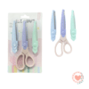 Tijera Artística 16,5 cm Ibi Craft Set x 3 Intercambiable