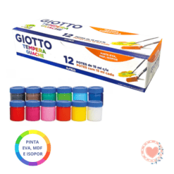 Temperas Giotto 12 Colores