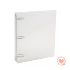 Carpeta Escolar 3x40 N*3 PVC Ibi Craft Cristal