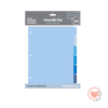 Separador FW premium P.P x 6 N*3 Tonos Azules