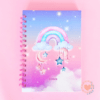 Cuaderno A5 Rainbow Pastel Punto Cero Estrellas