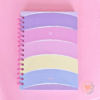 Cuaderno A5 Rainbow Pastel Punto Cero Corazón