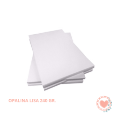 Papel Fedrigoni Opalina Lisa Ibi Craft 240grs. A4 x10 Hojas