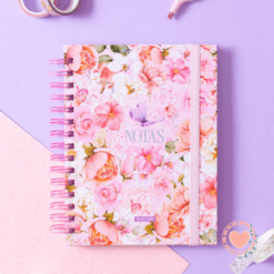 MI Cuaderno Base A5 Punto Cero T/D Rayado Notas Rosas