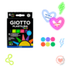 Plastilina Giotto Fluo x 6 Colores