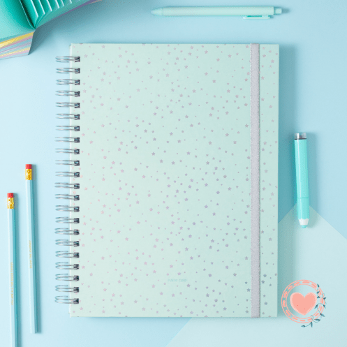 MI Cuaderno Base A4 Punto Cero T/D Rayado Estrella Verde