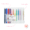 Bolígrafo Gel ColorFul 1.0mm - Valija X12 - BRW