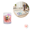 Aros Plasticos Ibi Craft 4 Colores Pasteles 33 mm x 60 cod.120210