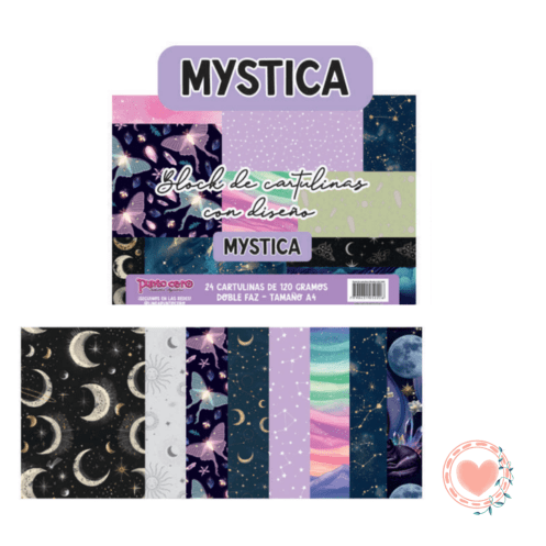 Block A4 de Cartulinas Punto Cero Mystica