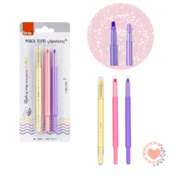 Resaltadores Sparking -Blíster x3- Brw