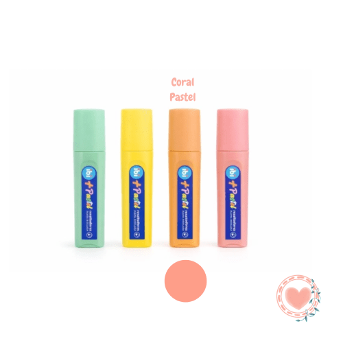 Resaltador Ibi Craft Coral Pastel