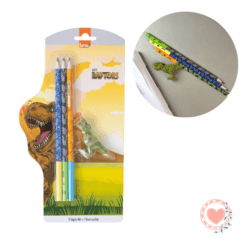 Kit Escolar Magic (3 lápices + Goma) Blíster Raptors BRW