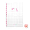 Cuaderno A4 Rayado FW Semirrigido Classic ByN