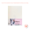 Film Autoadhesivo Holográfico Transparente Estrela para Inkjet Ibi Craft x20 Hojas Cod. 615610