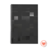 Cuaderno A4 Rayado FW Semirrigido Black Moderm