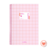 Cuaderno A4 Rayado FW Semirrigido Classic Pink