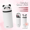 Cartuchera Silicona Tubo Vertical - Diseño Best Friend Panda - BRW