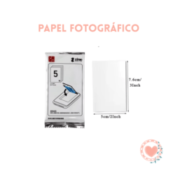 Papel Fotografico Impresora Térmica Ibi Craft Inalambrica Color x 5 hojas