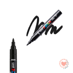 uni POSCA Marcador Brush PC-5BR Black