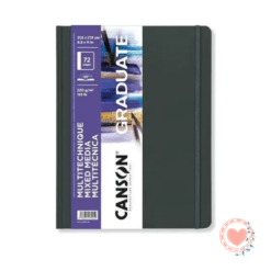 Album Graduate Canson 21,6 x 27,9 cm 200 gr/ 123 Ib