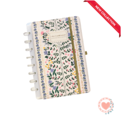 Cuaderno A5 Discos 80 Hojas Más Stickers Colección Helen Cod.115400