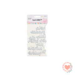 Troquel Palabras 10pcs Sunlit IbiCraft cod.658239