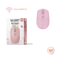 Mousse Rosa Inalambrico Ibi Craft Cod.970030