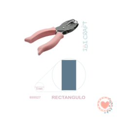 Perforadora Pinza Rectangular 5mm 1/4" cod.655527