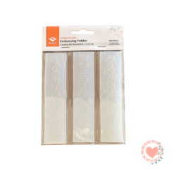 Plantilla 1,25¨ Texturado 2D Guarda x 3Pcs. Sunlit IbiCraft Cod.658000