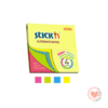 Notas Adhesivas Stickn Hopax Con 100 Taco Neon 76x76mm Cod. 21822