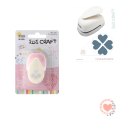 Perforadora Artistica Ibi Craft 16mm Cuatro Corazones cod.655026