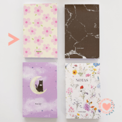 Mini Libreta 10x15cm Tapa flexible Liso Cute Punto Cero