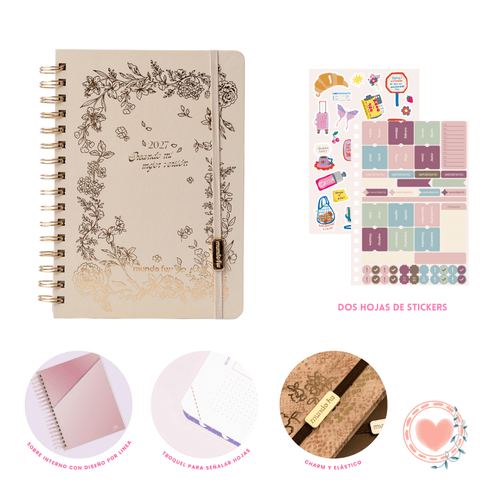 Agenda Boho Vintage FW 12x17cm Cod. 203763