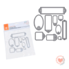Troquel 4,25" Kit Tags IbiCraft cod.658202