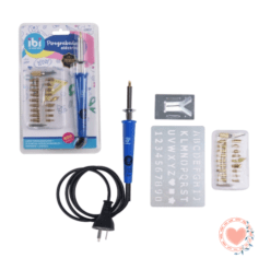 Pirograbador Lápiz 21 puntas mas 2 accesorios Ibi Craft cod.055940
