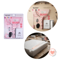 Cortante De Telgopor 2 en 1 Ibi Craft Rosa cod.055811